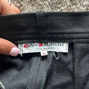 Vintage Saint Laurent black pants size 36